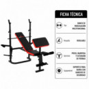 Banco de Musculacion Multifuncional Plegable Serie Multigym 400 ATHANSPORT