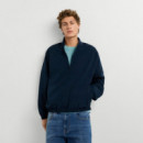 Pepe Jeans Chauqeta bomber con cuello canelé PM4027313-594