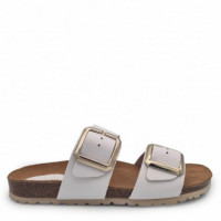 NATURE FEET Sandalia Tipo Bios 7232-BUGUI Blanco