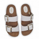Nature Feet Sandalia tipo Bios 7232-BUGUI BLANCO