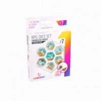 Set Dados 7 Pcs Tiempo de Verano  GAMEGENIC
