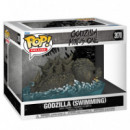 Funko POP Deluxe Godzilla nadando Godzilla Minus One 2070