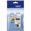 BROTHER Pack Tintas LC3219XL Cyan, Magenta, Amarillo y Negro