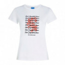 CAMISETA SLIM TEE FLOCKED FLORAL