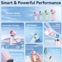 Ventilador de Mano VENTION 100 Velocidades Blue