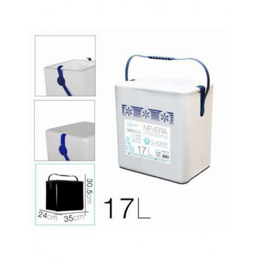 OUTDOOR Nevera Poliestireno 17L Con Asas Plastica