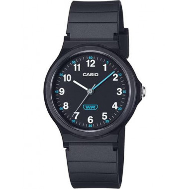CASIO LQ-24B-1BEF Reloj Analogico, Resistente al Agua, Correa de Resina