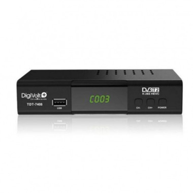 Receptor Digital TDT-T2 USB Grabador Digivolt 7408