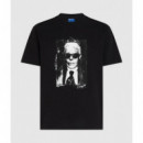 KLJ REG KARL KAMEO TEE BLACK