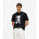 KLJ REG KARL KAMEO TEE BLACK