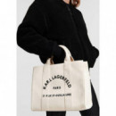 K/RSG SQUARE MEDIUM TOTE NATURAL