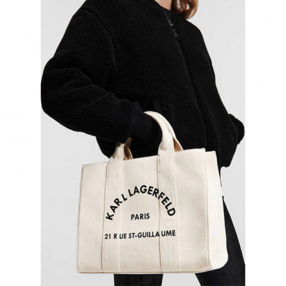 K/RSG SQUARE MEDIUM TOTE NATURAL