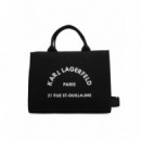 K/RSG SQUARE MEDIUM TOTE BLACK