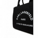 K/RSG SQUARE MEDIUM TOTE BLACK