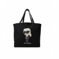 Ikon Aquarelle Shopper Black  KARL LAGERFELD