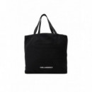Ikon Aquarelle Shopper Black  KARL LAGERFELD