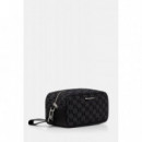 K Monogram Jaq Washbag Black  KARL LAGERFELD