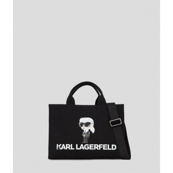 IKON KARL SQUARE TOTE BLACK