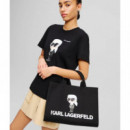 IKON KARL SQUARE TOTE BLACK