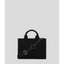 IKON KARL SQUARE TOTE BLACK