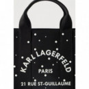 K/RSG SQUARE PEARLS MD TOTE