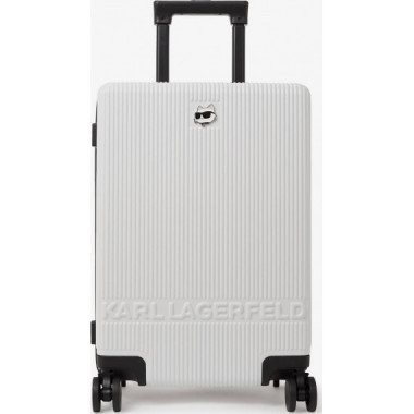 Ikon Choupette Hard Trolley Off White  KARL LAGERFELD