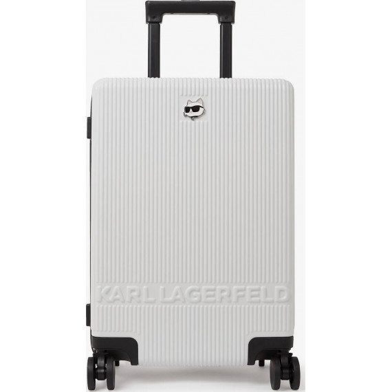 Ikon Choupette Hard Trolley Off White  KARL LAGERFELD
