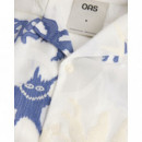Camisas Camisa OAS COMPANY Romantique Rocco Blue