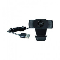 CONCEPTRONIC Camara Web Full HD con Microfono AMDIS01B Negro