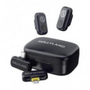 Hollyland Microfono Inalambrico Duo de Solapa Conector Tipo C y Lightning Lark A1  LALO