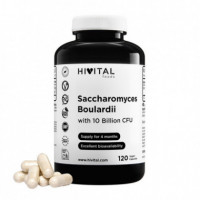 Hv- Saccharomyces Boulardii 10BILLION de  Ufc | 120 Cápsulas Veganas  HIVITAL