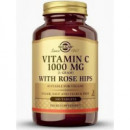Vitamina C +escaramujo SOLGAR 1000MG/100COMP