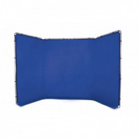LASTOLITE Fondo Panoramico 4M Chroma Key Azul LLLB7943