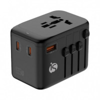 Adaptador de Enchufe Universal 65W  ISERVICES