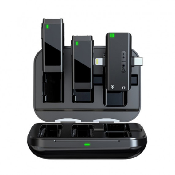 Micrófono Inalámbrico 2 Transmissores  ISERVICES