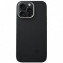 Funda de Cuero MagSafe iPhone 16 Pro Negro