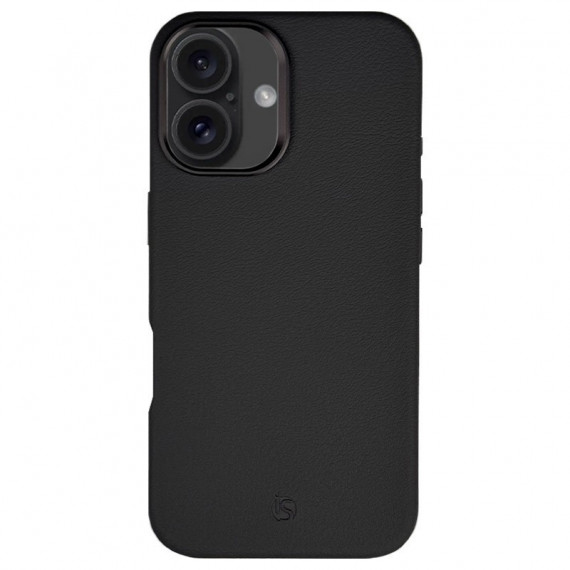 Funda de Cuero MagSafe iPhone 16 Plus Negro