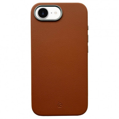 Funda de Cuero MagSafe iPhone 16e Marr&oacute;n