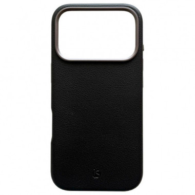 Funda de Cuero MagSafe iPhone 17 Pro Negro