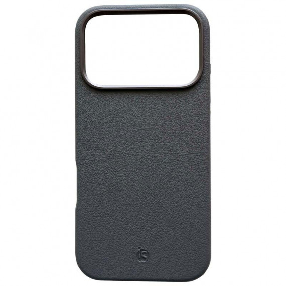 Funda de Cuero MagSafe Gris iPhone 17 Pro