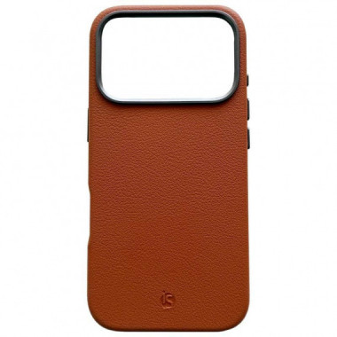 Funda de Cuero MagSafe iPhone 17 Pro Max Marr&oacute;n