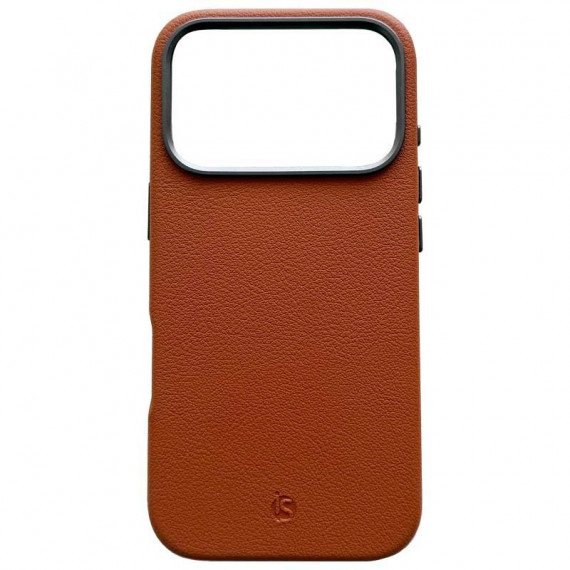 Funda de Cuero MagSafe iPhone 17 Pro Max Marrón