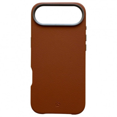 Funda de Cuero MagSafe iPhone Air Marr&oacute;n