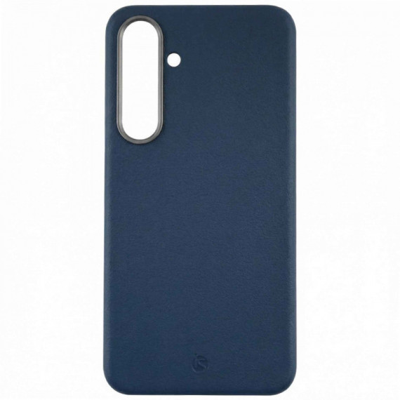 Funda Piel Samsung con MagSafe Azul S24