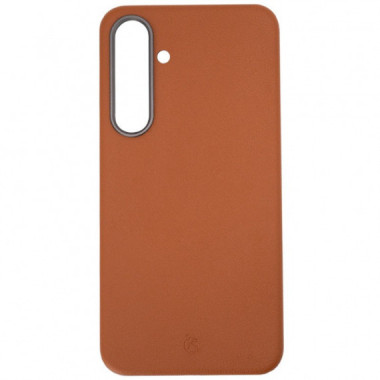 Funda Piel Samsung con MagSafe Marr&oacute;n S24