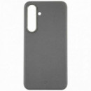 Funda Piel Samsung con MagSafe Gris S25