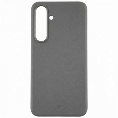 Funda Piel Samsung con MagSafe Gris S25