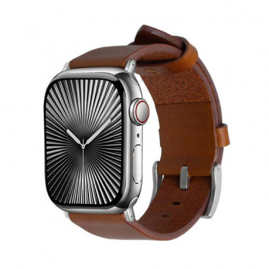 Correa Cuero Apple Watch 38 42mm (2024) Marr&oacute;n