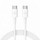 Cable de silicona líquida USB‑C - USB‑C 3 m Blanco