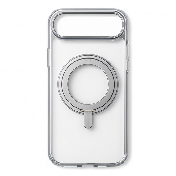Funda iPhone con Ring Holder 15 Plateado
